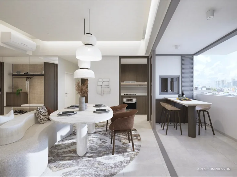 koon seng house Living With Belconies