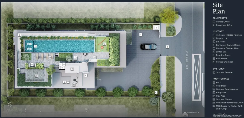 koon seng house site plan